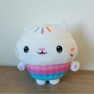 Cute White and Pink Plush Toy